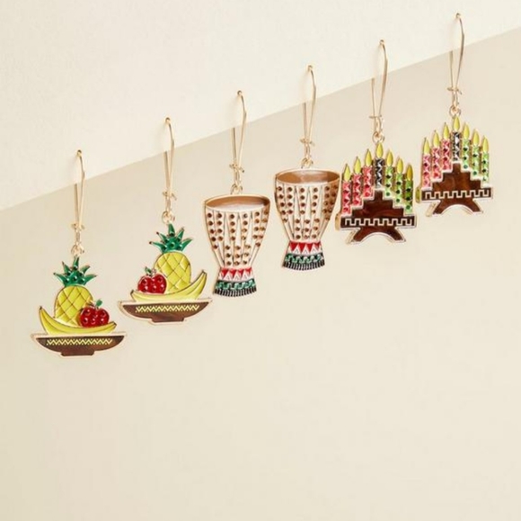 Torrid Kwanzaa Earring Set - Picture 4 of 8